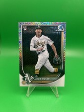 2025 Bowman Jacob Wilson Mega Box RC Refractor #9 Athletics