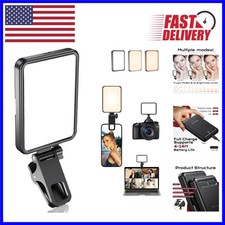 Portable Soft Selfie Light with Adjustable Brightness for TikTok Vlogs
