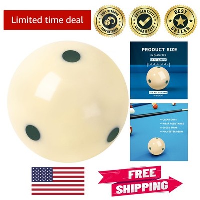 Precision Engineered 2.25'' Billiard Training Cue Ball - 6oz Durable Design