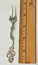 Antique THORVALD MARTHINSEN Sterling Silver 830S OLIVE FORK 410 Norway OLDEMOR