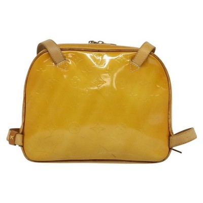 LOUIS VUITTON Monogram Vernis Marley Backpack Yellow M91040 LV