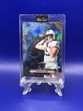 🔥 3/5 🔥 2024 Wild Card 7 Card Studs Blue Chalk Shatter Drew Allar PRC Encased