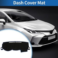 Armaturenbrett-Abdeckung FüR Toyota Corolla 2004–2008, Sonnenschutz Schwarz/Blau