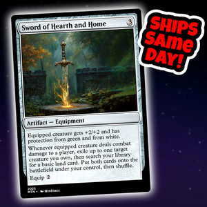 Sword Of Hearth And Home - Custom Art Magic: The Gathering Playtest Card