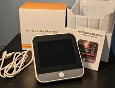 8 in 1 Air Quality Monitor Meter PM1.0/2.5/10 HCHO TVOC Tester Detector