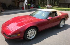 1995 Burgundy Chevrolet Corvette   | C4 Corvette Photo 1