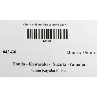 Leak Proof Pro Moly Fork Seal/Wiper Dust Cover Kit - 42430 | eBay