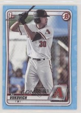 2020 Bowman Draft Sky Blue Border /499 AJ Vukovich #BD-150 7m3