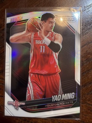 2024-25 Panini Prizm Black White /175 #264 Yao Ming Houston Rockets