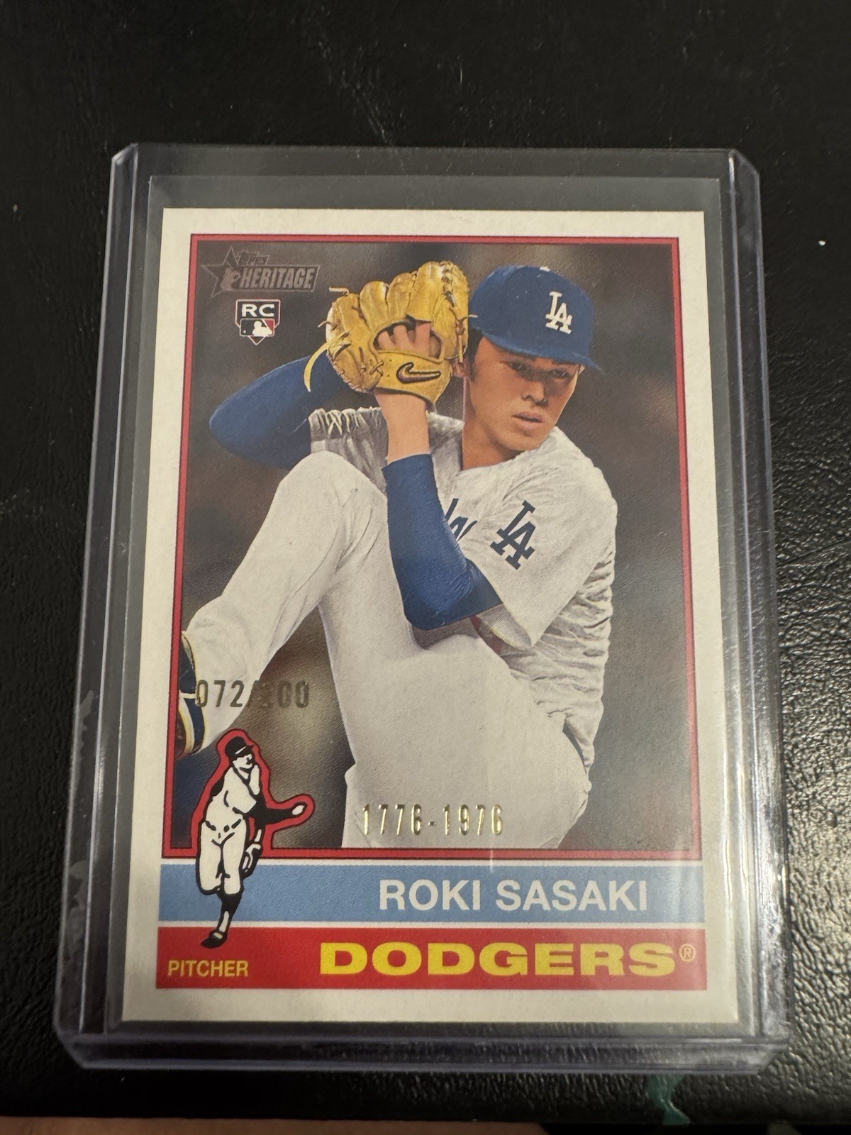 2025 Topps Heritage - Roki Sasaki #224 Bicentennial /200 (RC)