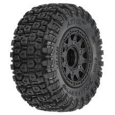 Pro-Line Racing Aztek SC 2.2"/3.0" M2 Medium Tires Mounted on Raid Black 6x30