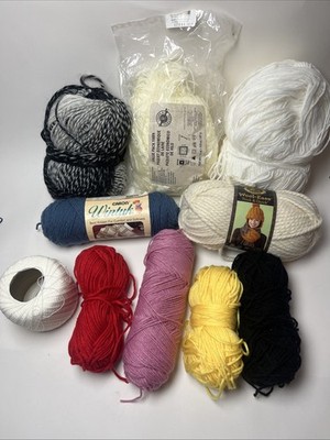 Craft Room Cleanout: Miscellaneous Mixed Lot Of Yarn