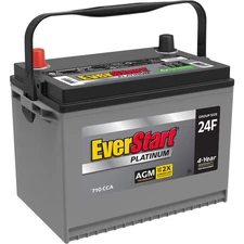 EverStart Platinum BOXED AGM Automotive Battery, Group Size 24F 12 Volt, 710 CCA