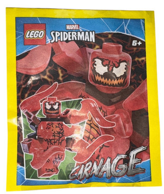 LEGO Marvel Spiderman Minifigur | Carnage | (242216) Paperbag NEU & OVP