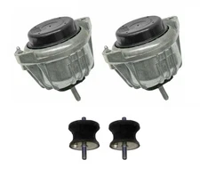 Set of 4 Left & Right Mounts (Engine & Transmission) OEM CORTECO for BMW