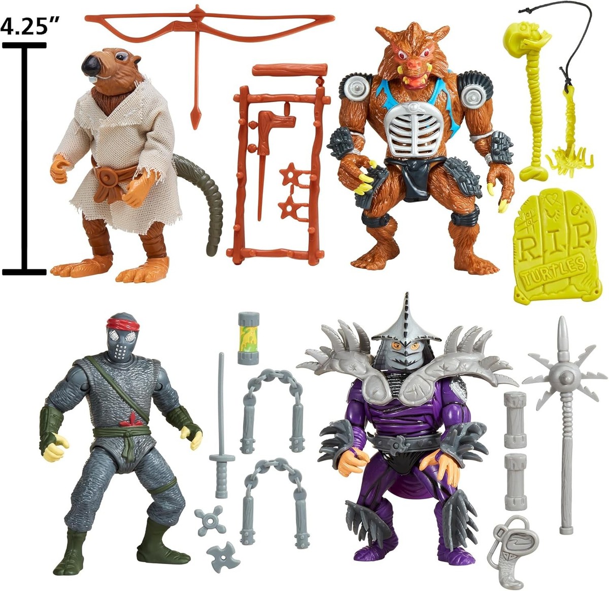 Teenage Mutant Ninja Turtles Movie Star Mutants 4 Piece