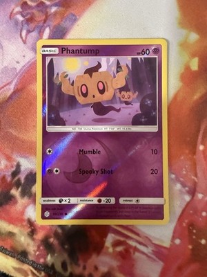 Pokémon TCG Phantump Sun & Moon - Cosmic Eclipse 93/236 Reverse Holo Common LP
