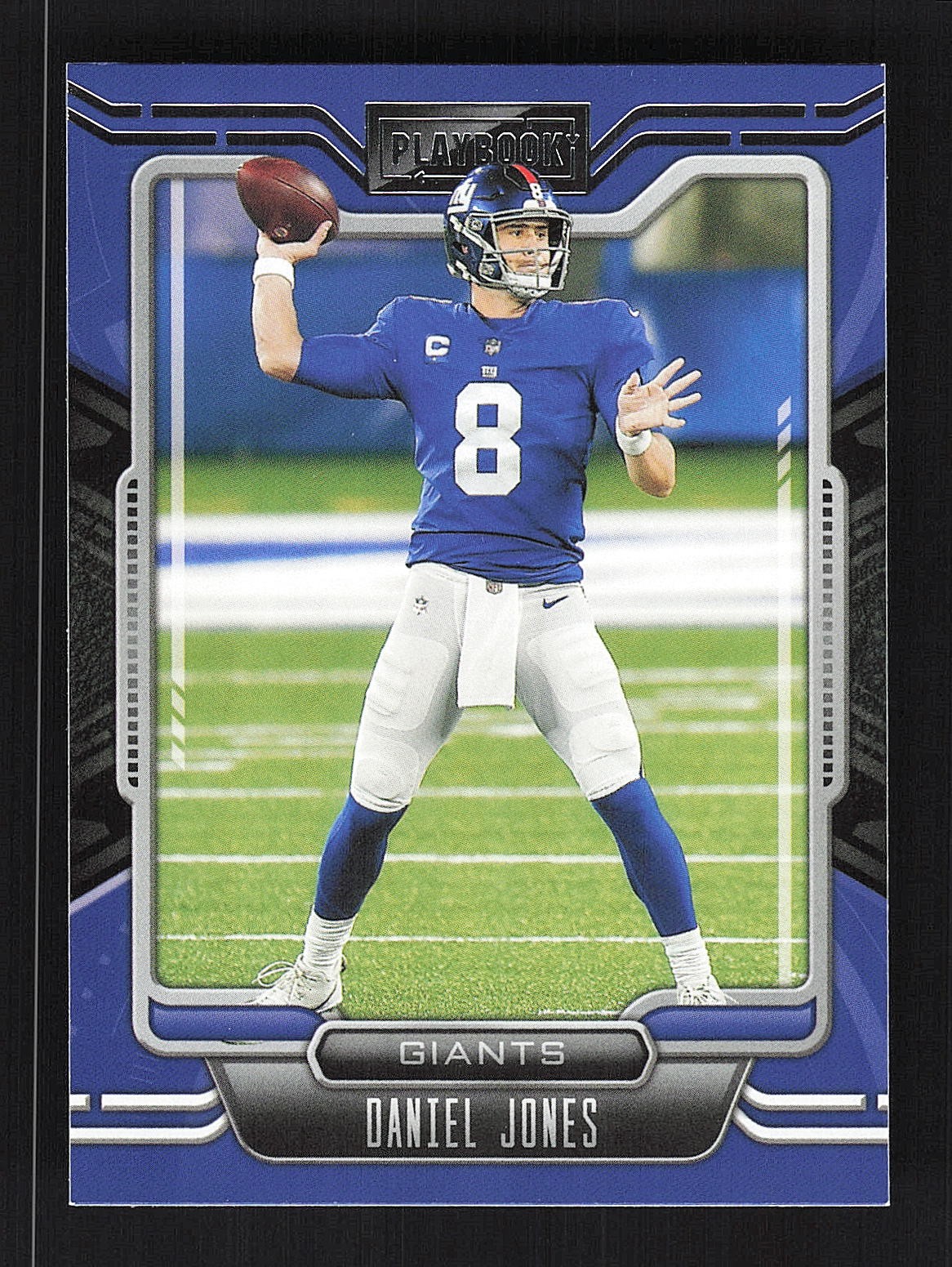 2021 Panini Playbook #62 Daniel Jones Purple