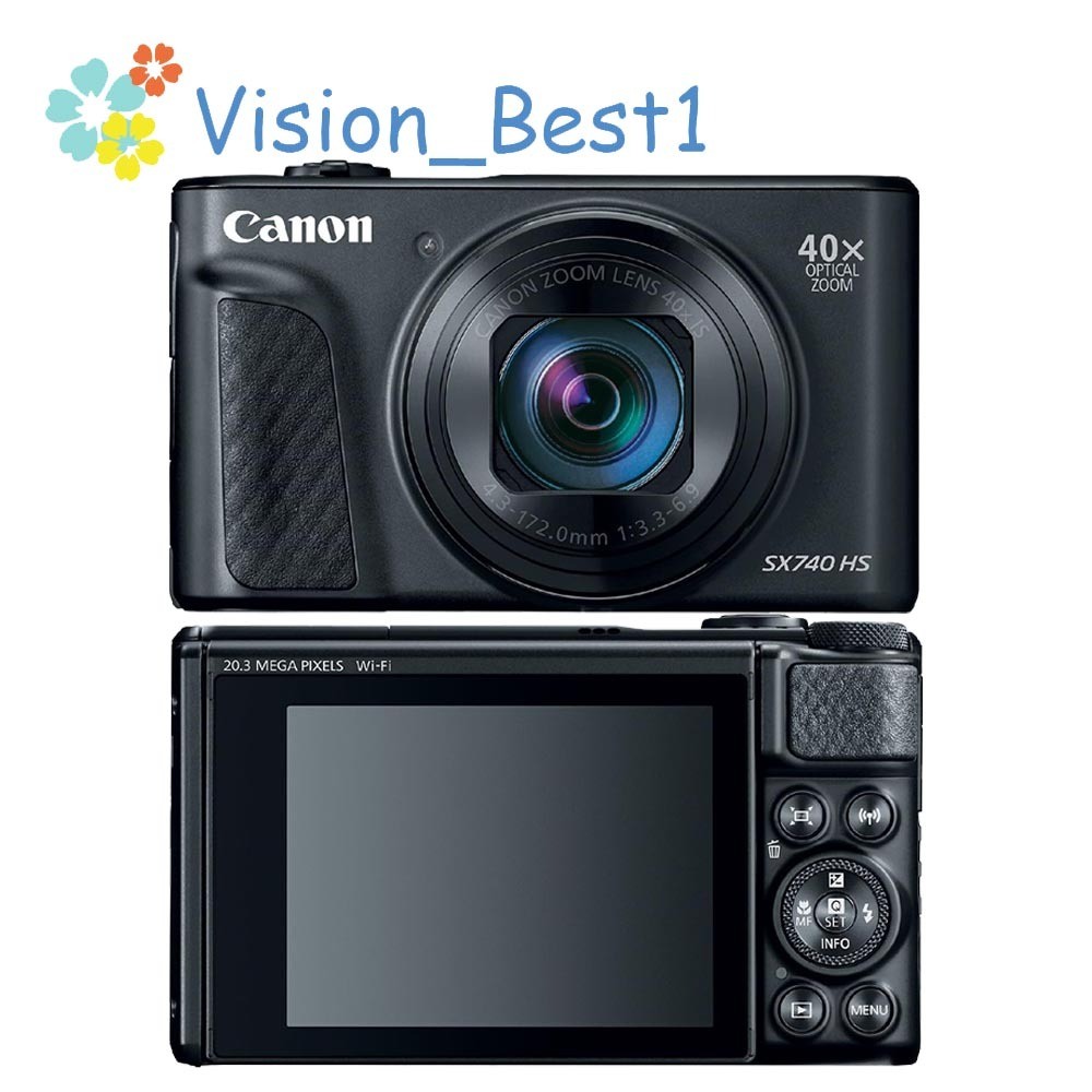 Canon PowerShot SX740 HS Digital Camera 20.3MP 40x Optical Zoom