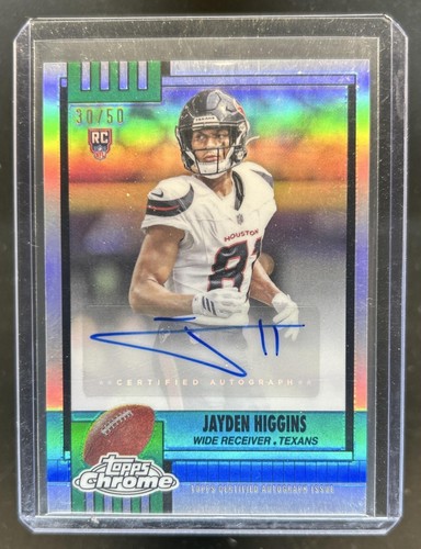2025 Topps Chrome Jayden Higgins Superfractor (RAW)