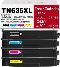 TN635XL Toner Cartridge for Brother HL-L8430CDW MFC-L8730CDW Series Printers