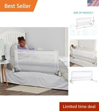 Safety Swing Down Bed Rail Guard for Toddlers, Bed Safety Rail with Patented ...