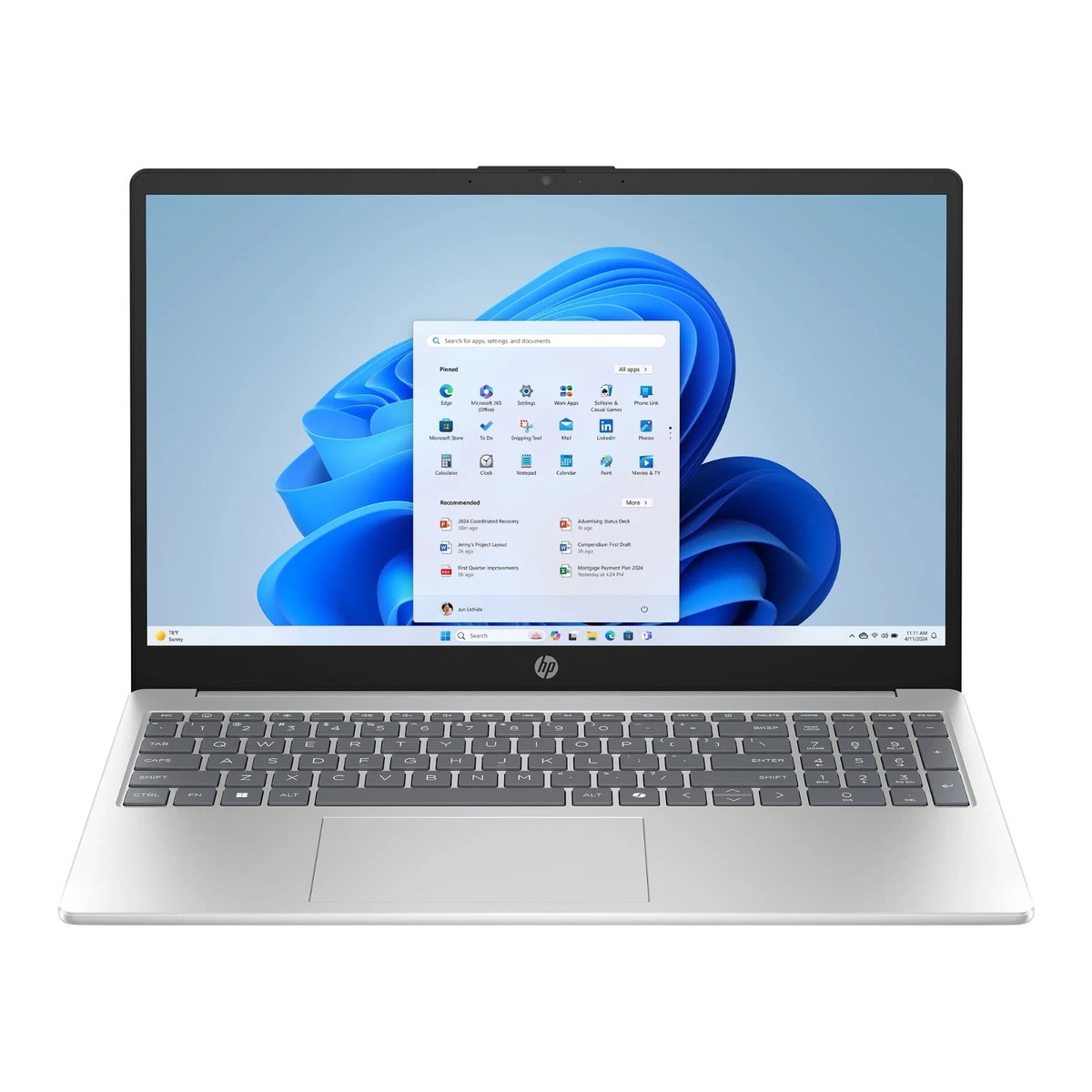 HP 15-fc0047 Ryzen 7 7730U 16GB RAM 512GB SSD 15.6