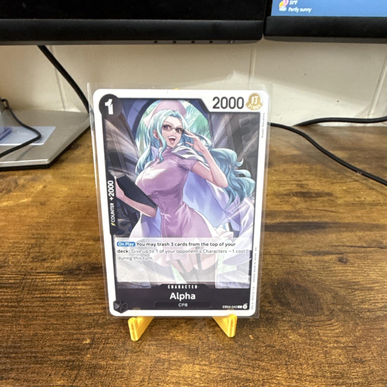 One Piece Alpha CP8 2000 Power 1 Cost Character Card English