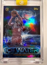 2025-26 Topps Three Tyrese Maxey Ice Water #IW-30 07/10 76ers