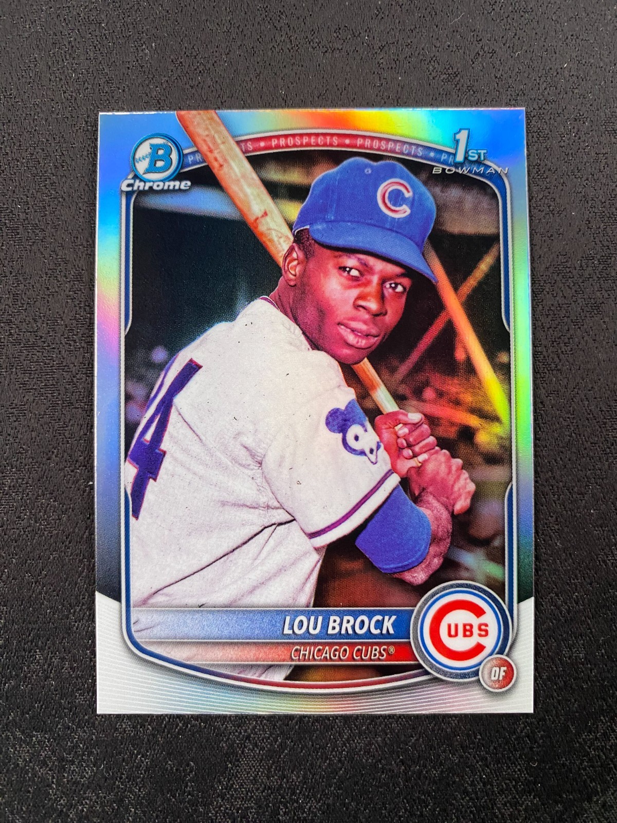 2025 Bowman Draft Lou Brock Retrofractor 1st Chrome #BD-202 Cubs d595