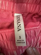 hot pink washed trousers feature a comfortable elastic waistband