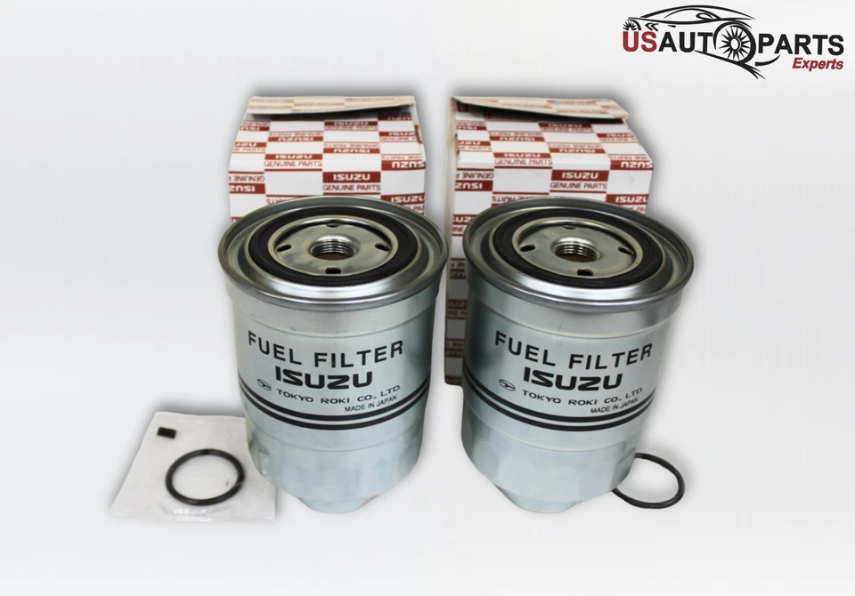 Cantidad 2 - Elemento de filtro de combustible Isuzu genuino de alta eficiencia para NQR NPR 4HK1 05-23 Foto 4 de 4