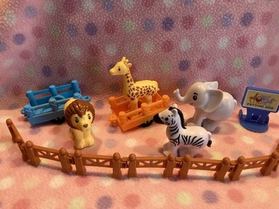 PRETEND PLAY PETTING ZOO ANIMALS WAGONS FENCE GATES FIGURES #15 PLAYSET