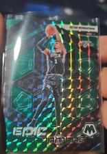 2024-25 Panini Mosaic - Epic Performers Victor Wembanyama #1 Green Mosaic Prizm