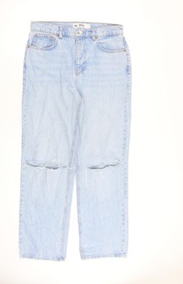 Damen UK Größe 30 in Eigenform. Regular Fit Wide Leg Jeans