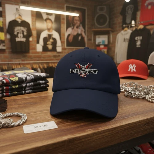 Vintage Diplomats Hat DIP SET, RARE Cam’ron Jim Jones Dipset Cap - product listing photo