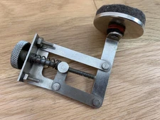 LEEDY & LUDWIG Snare Drum Tom MUFFLER Mute Tone Control Part 50s Vtg CHROME Rare