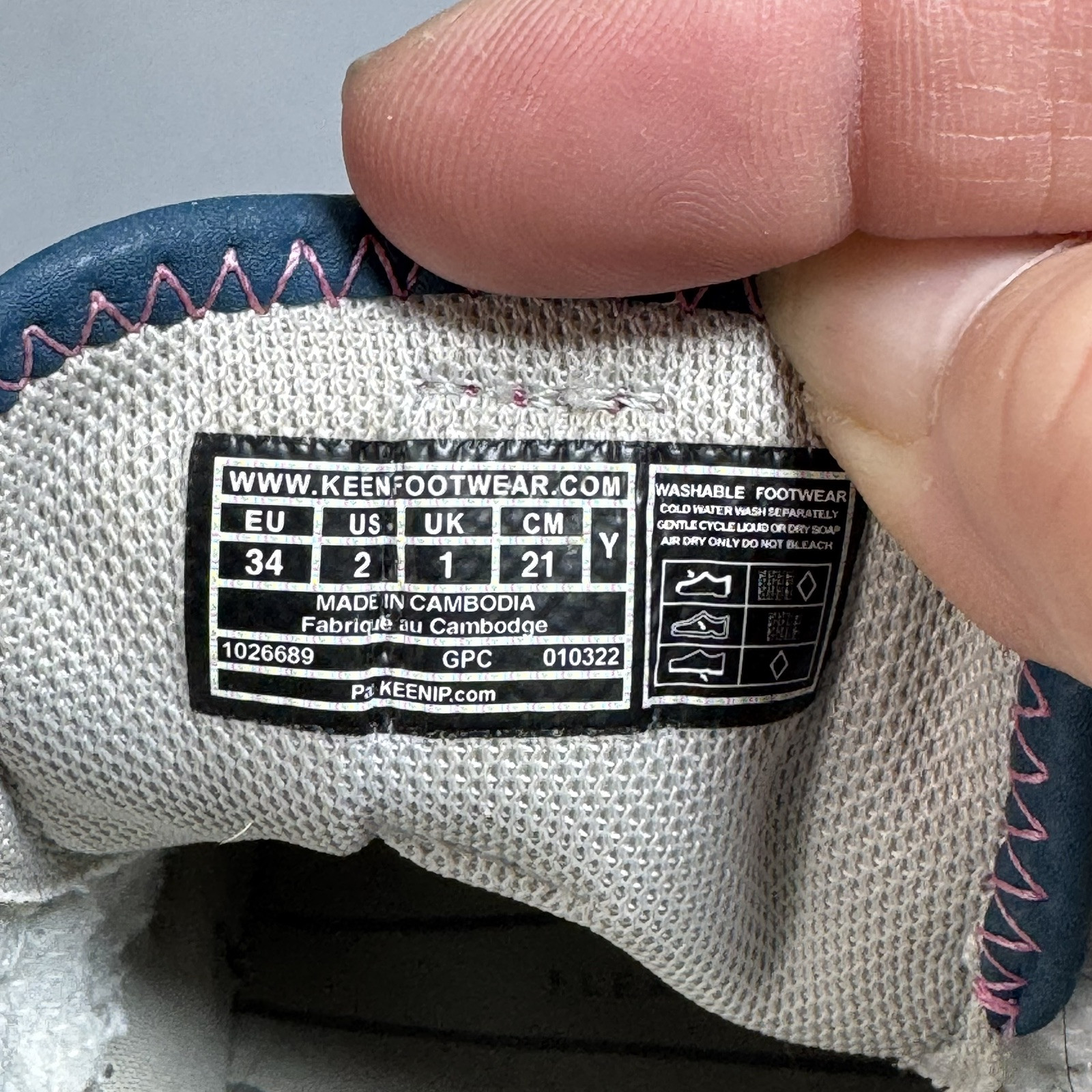 Keen Sandali Bambina 2 Nodi Sneakers Cave Escursionismo Blu Rosa Acciaio Grigio