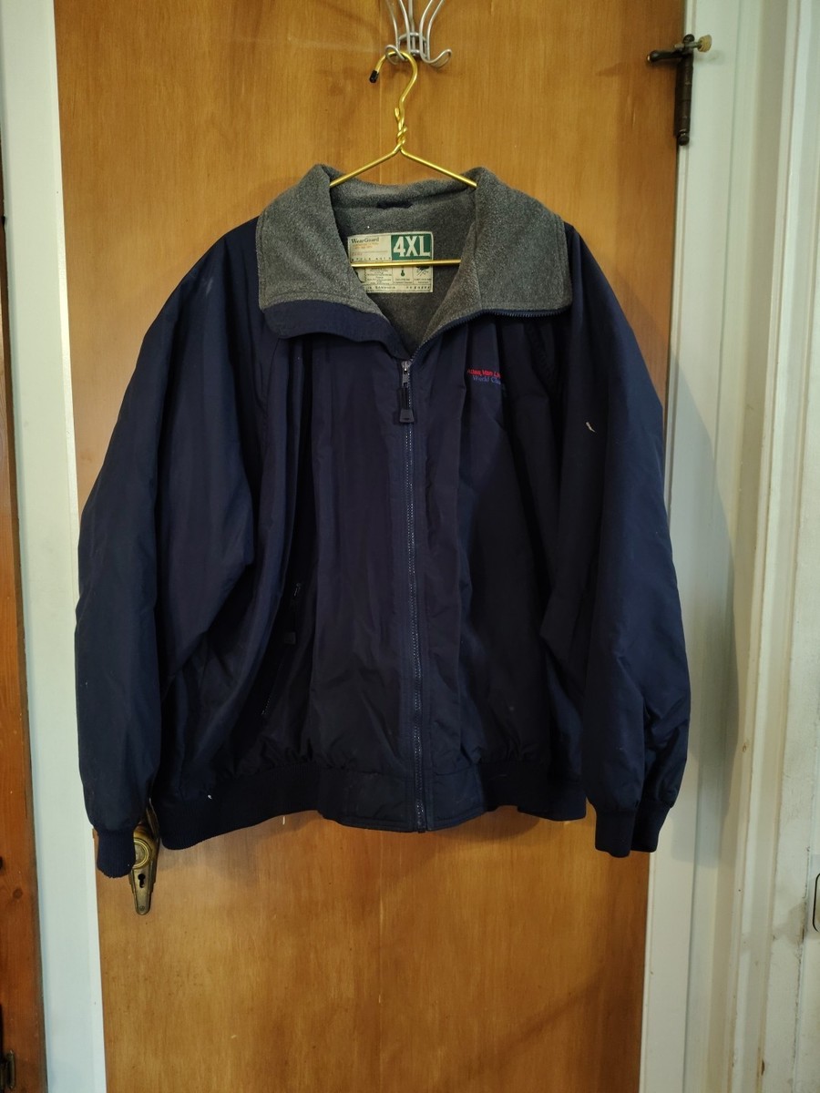 UPS ナイロンジャケット　Lサイズ　ネイビー　wear guard 企業 Vintage Wear Guard 4XL Fleece Lined Zip Waterproof Jacket Navy