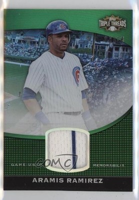 2011 Topps Triple Threads Unity Relic Emerald 9/18 Aramis Ramirez #TTUSR-79 16nb
