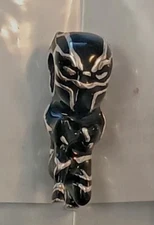 Sterling Silver .925 Floating Charm Black Panther Wakanda Forever FREE OFFER