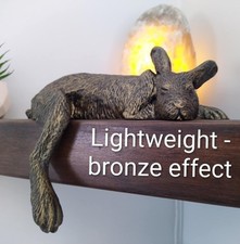 Harlan Sleeping Hare Shelf Sitter LIGHTWEIGHT Ornament, 3D Printed art by firky