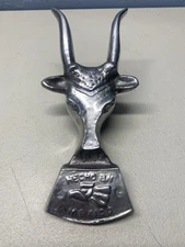 Vintage Cast Aluminum Longhorn Steer Horn Boot jack Puller HECHO EN  MEXICO 10”