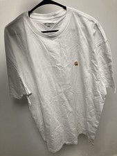 Carhartt T-Shirt XXL Weiß Herren - Dicker Hochwertiger Stoff