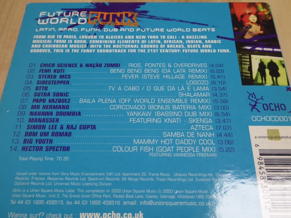 VARIOUS future world funk DIGI EX (CD Album, Funk, Ocho) - Bild 2 von 2