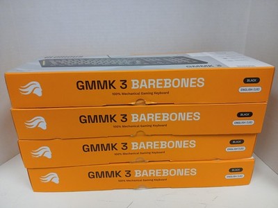 Lot of 4 Glorious GMMK 3 Barebone 100% Mechanical Keyboards *FOR PARTS*  #3
