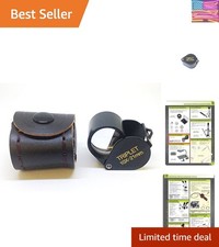 Hastings Triplet Magnifier, 10x Power, 21mm Glass Lens - Portable Luxury