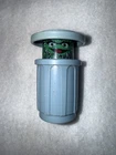 Vintage Fisher Price Little People Oscar the Grouch Trash Can Sesame Street 2"