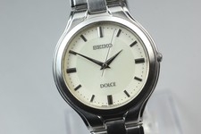 [Near MINT]  2009Yr SEIKO Dolce 8J41-0A10 Silver Men's Quartz Watch From JAPAN