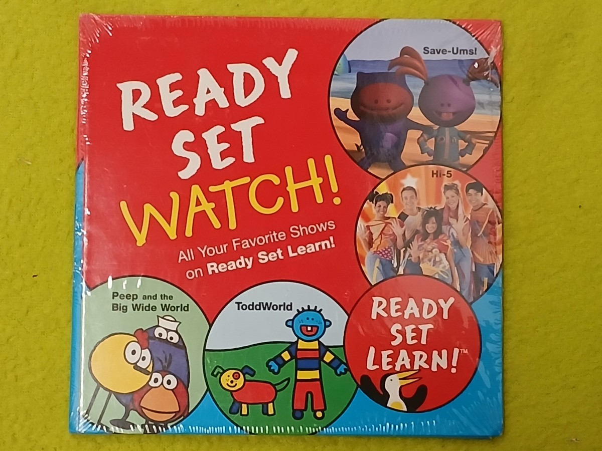 Kids Ready Set Watch Learn Shows TLC DVDs Paz SaveUms Hi-5